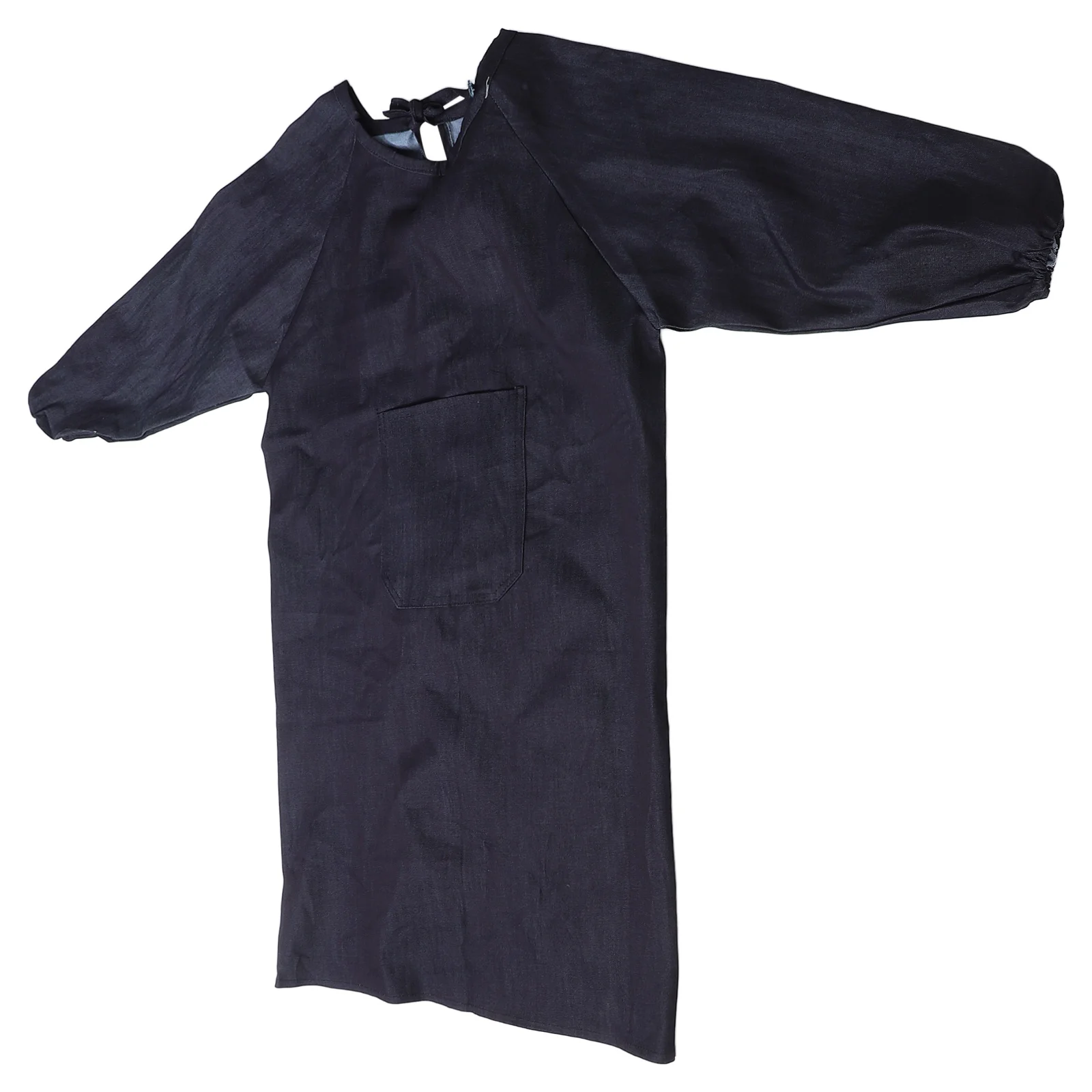 

Heavy Duty Anti-Stain Workwear Long Sleeve Apron Plus Size Reversible With Pockets For Kitchen Cooking Barber Salon Art