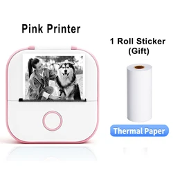 【Droshipping】Phomemo T02 Portable Thermal Printer Mini Printer Thermal Printing Pocket Sticker Label Machine Various Label Paper