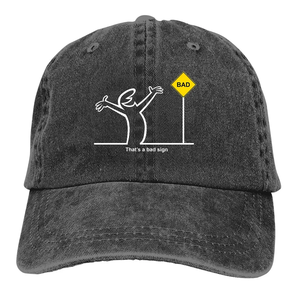 Bad Sign Baseball Cap Men Hats Women Visor Protection Snapback La Linea Cartoon Caps