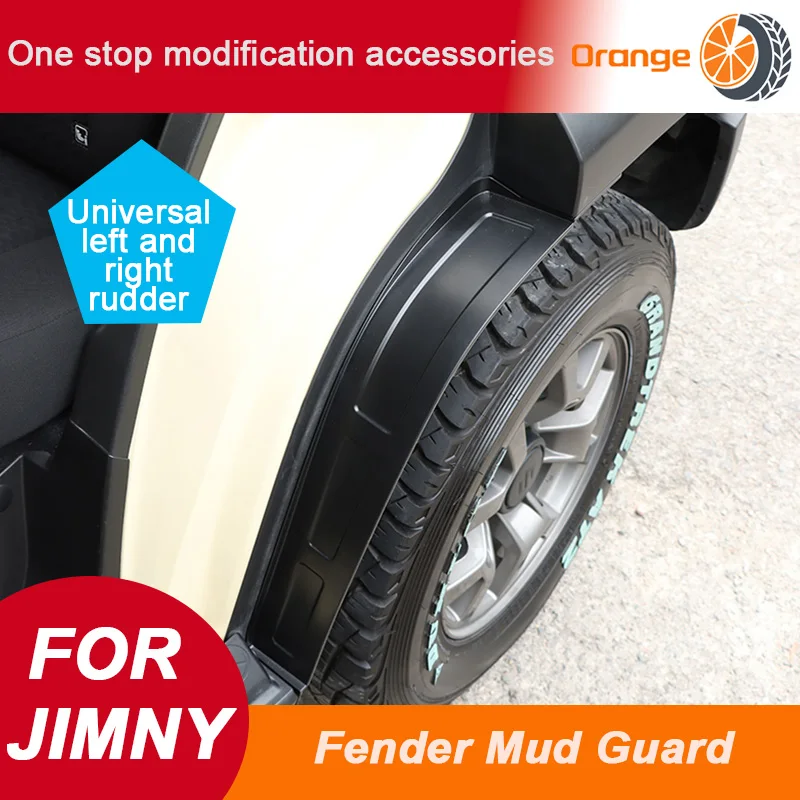 

Fender Mud Guard Wheel Arch Mud Flap For Suzuki Jimny Serria JB64 JB74 JB74W 2023 2024 2025 5Door Accessoriess