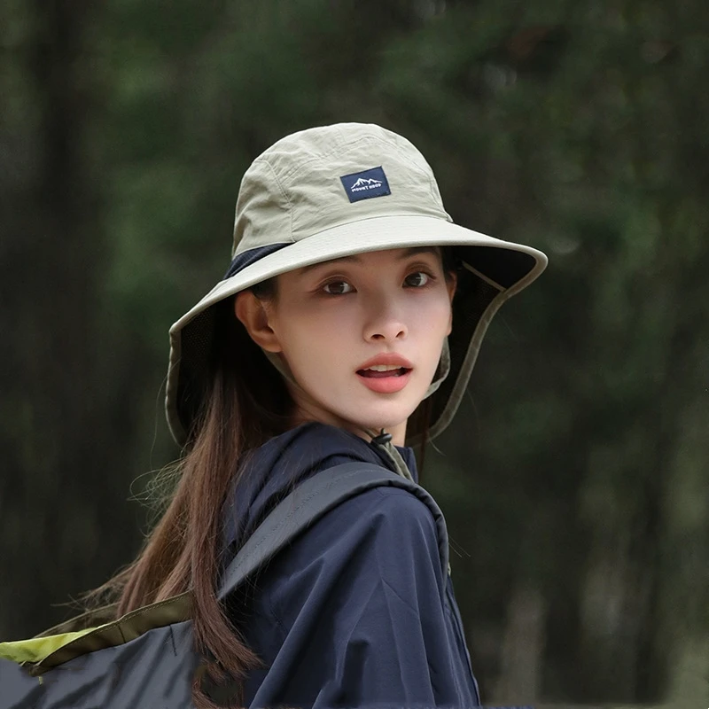 Outdoor Sunscreen Sun Hat Camping Mountaineering Fisherman Hat Quick-drying Waterproof Sun Cap Field Fishing Cap