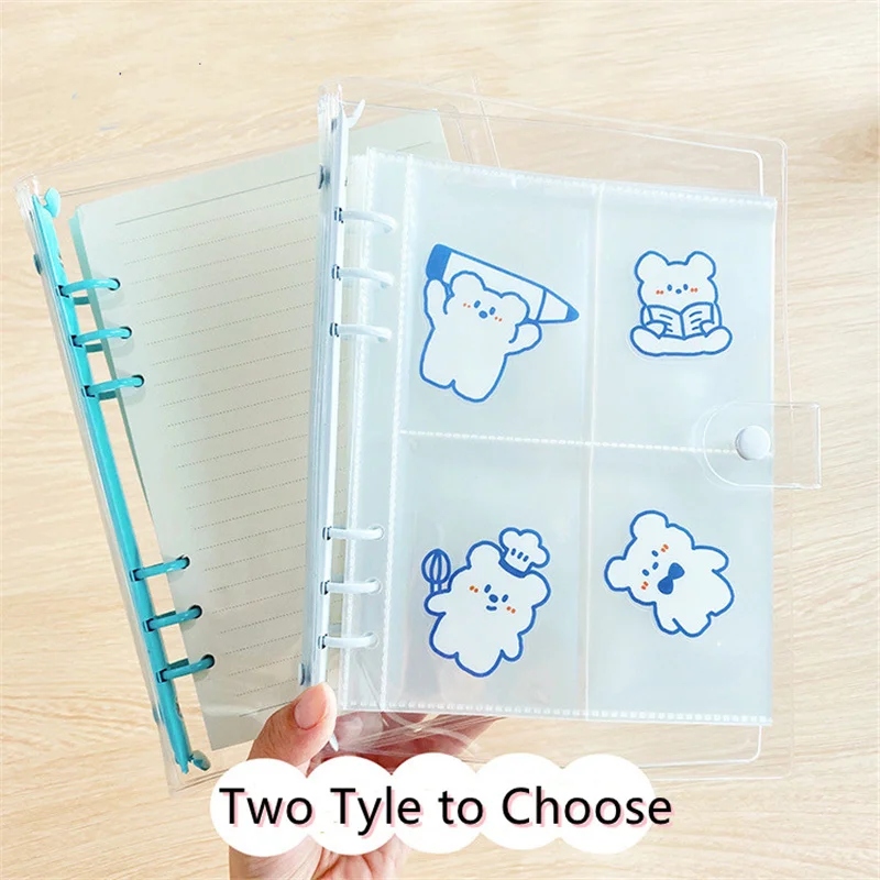 A5 A6 Loose-leaf Notebook Cover & Photo Sticker Collect Book Diary Agenda Planner Paper School Stationery