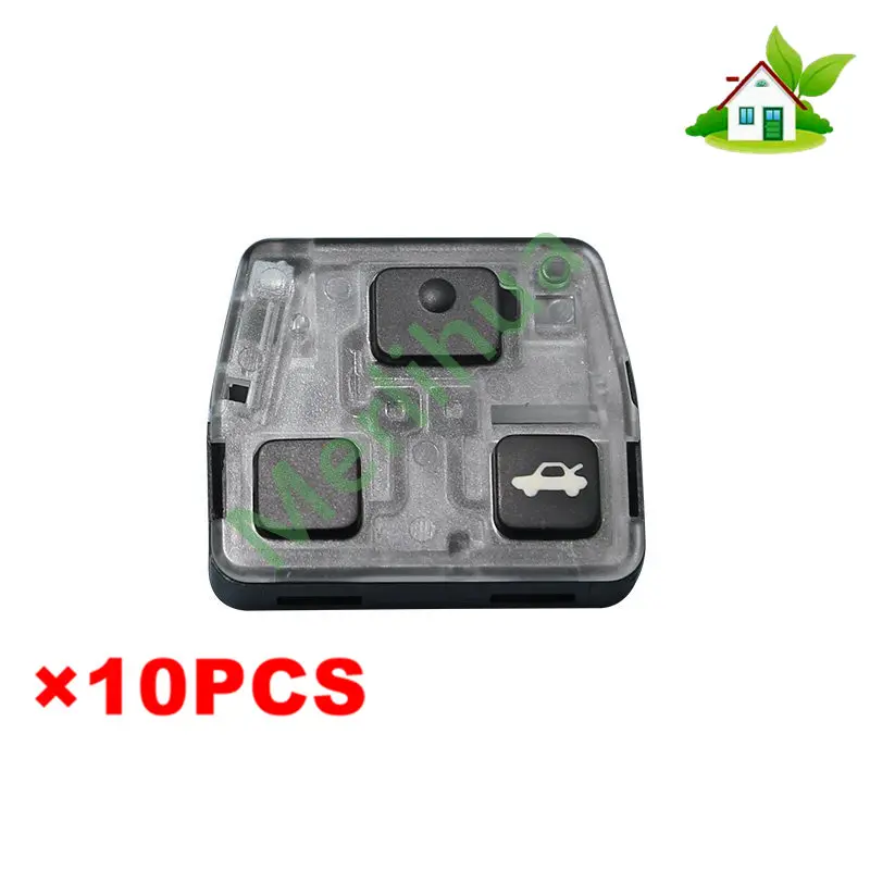 FOR Toyota Car Straight‑Blade Remote Fob Inner Shell Replacement Empty Housing Compatible With Corolla Camry Reiz RAV4 Crown