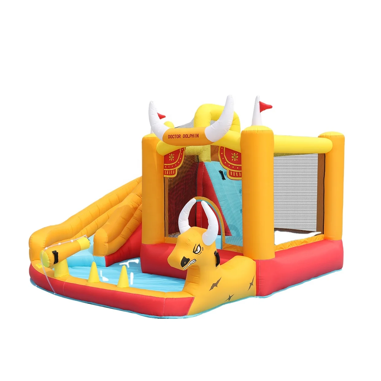 

For Indoor/Outdoor Kids Bouncer Jumping Castles And Water Slide For Residential Yards