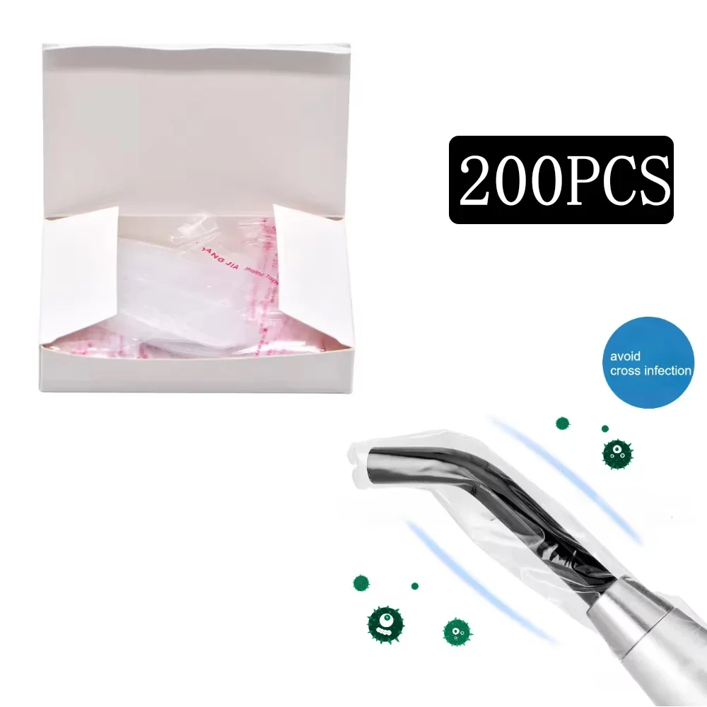 Disposable Dental Curing Light Guide Sleeves Protective Plastic Sheaths for LED Light Head Infection Control