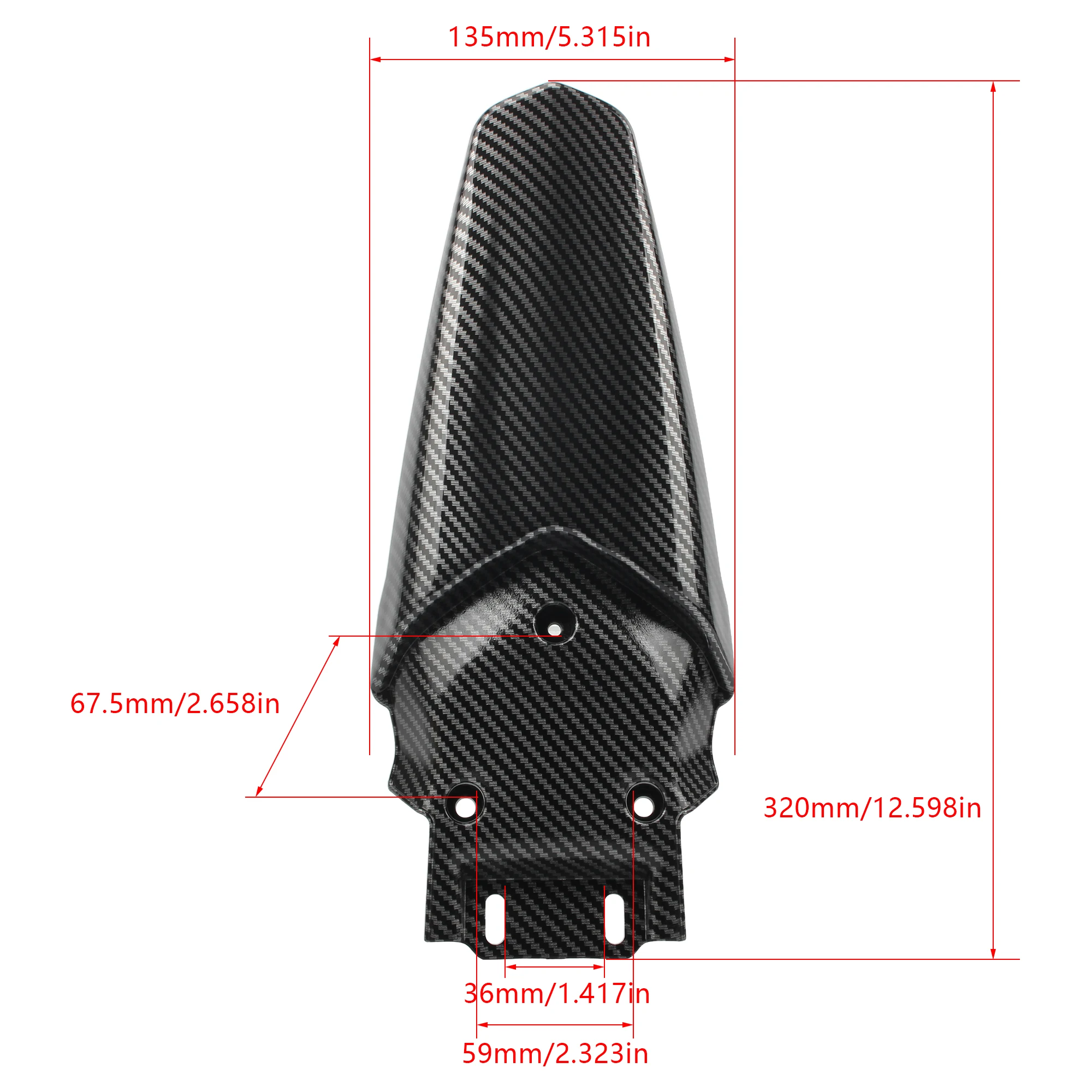 Motorcycles E-Bike Carbon Fiber Rear Fender Mudguard Guard Cover Protector For TALARIA Sting MX3 MX4 Moto Accesorios