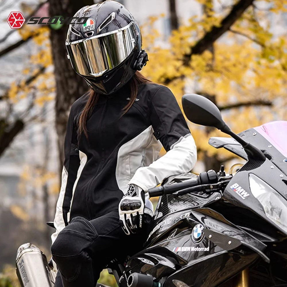 

Women Summer Wear Resistant Reflective Motocross Cycling Jacket Breathable Motorcycle Jacket CE Safety Certification Protector