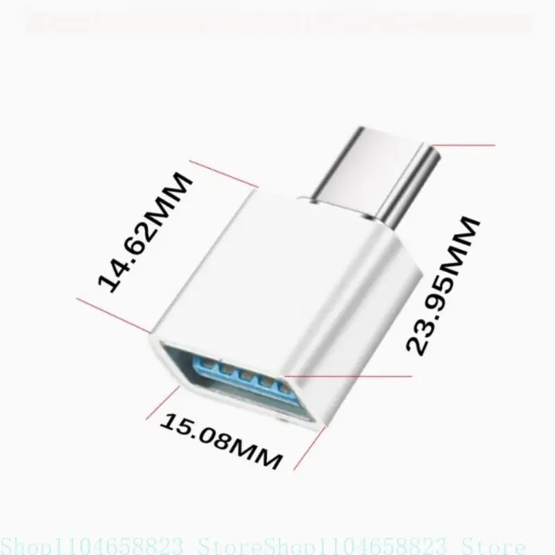 5pcs Highly Speed USB C to USB Adapter USB To Type C OTG Converters For Quick Charging And Data Syncing Across Devices