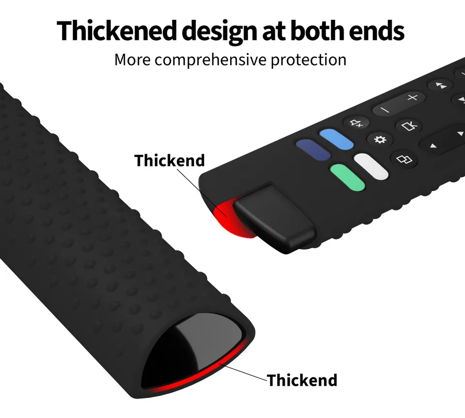 Funda para control remoto de Fire TV Stick 4K Max de segunda generación, compatible con TVs Toshiba e Insignia, control por voz NS-RCFNA-21 5