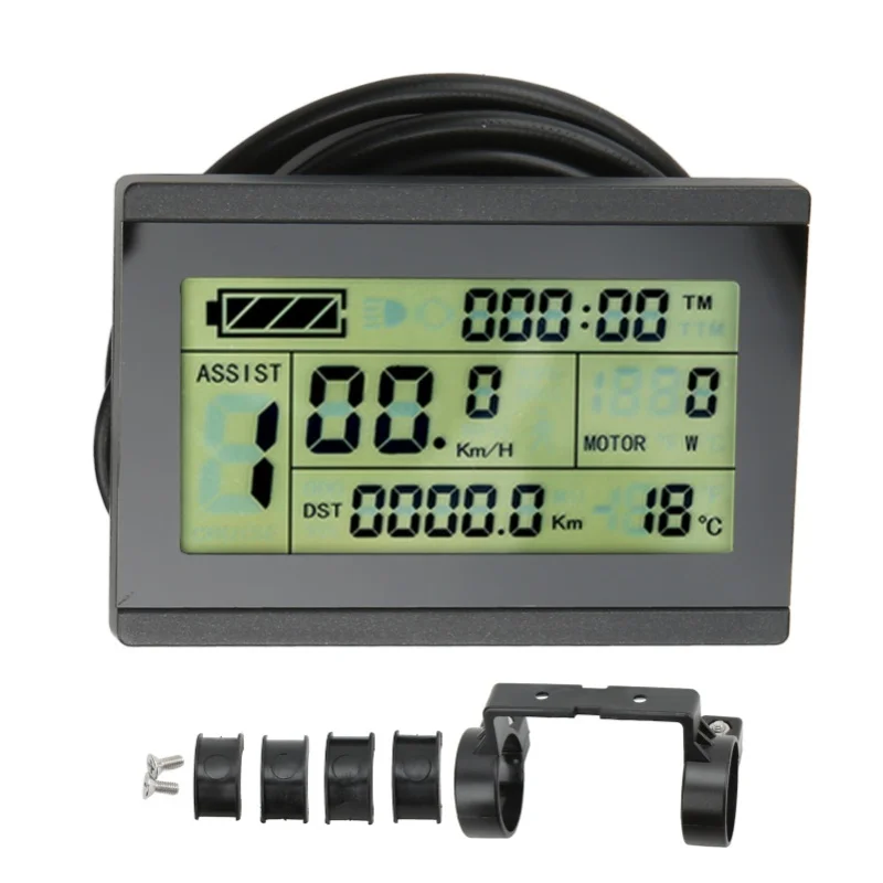 

KT LCD3 Display 72V ABS Electric Bicycle Display With SM Connector For KT Controller