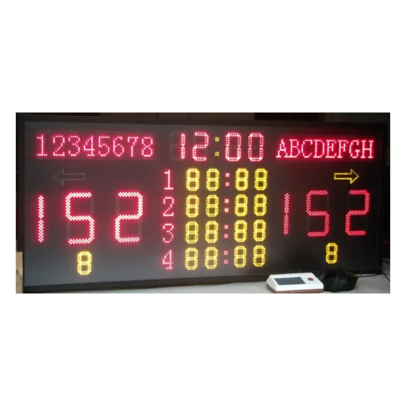 LDK sports equipment Outdoor Football Led Scoreboard led sport scoreboard for soccer 7segment scoreboard