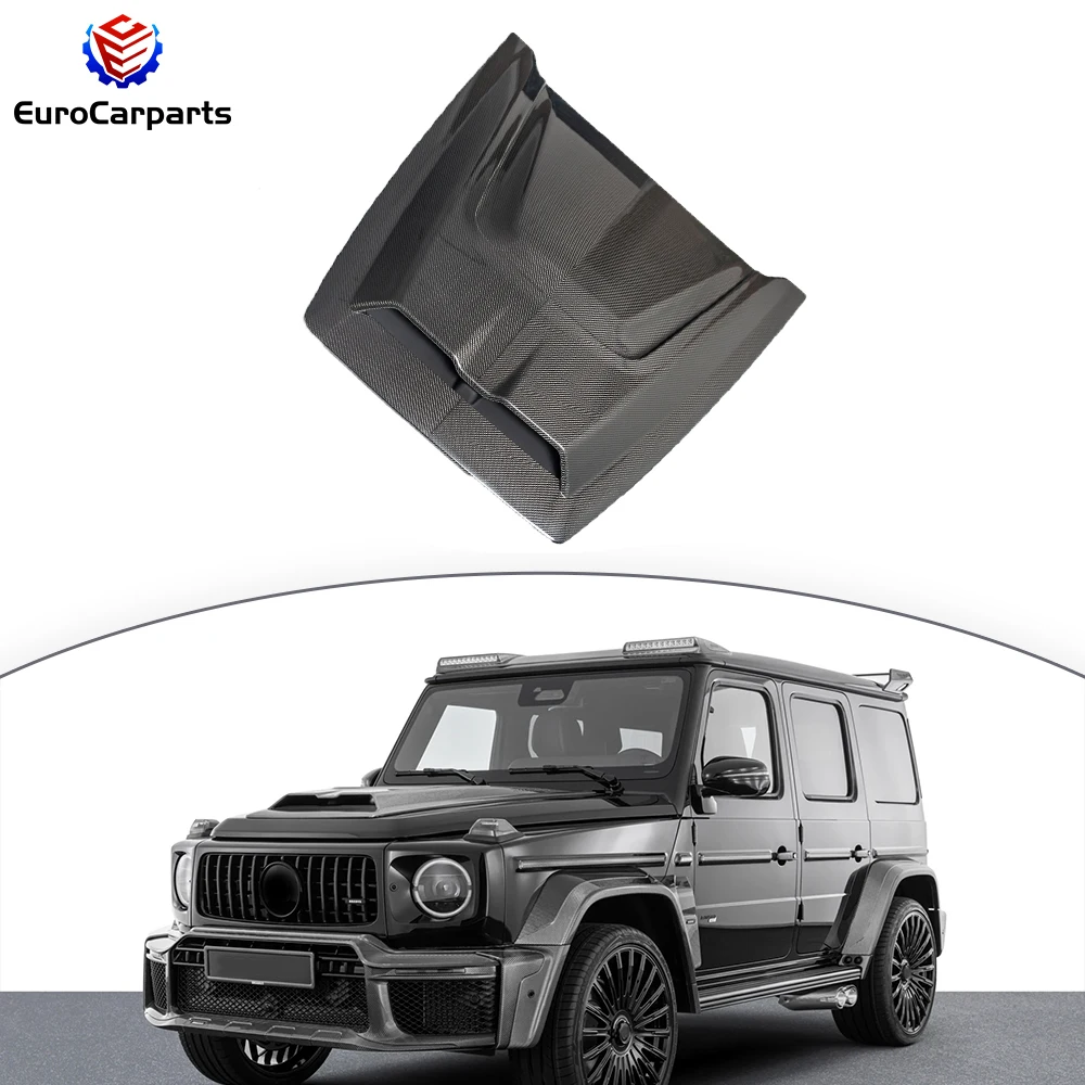 

G Class W465 2025y Передний совок капота G63 G500 G450d Сухой материал из углеродного волокна Капот двигателя Автомобильный капот Совок передней крышки