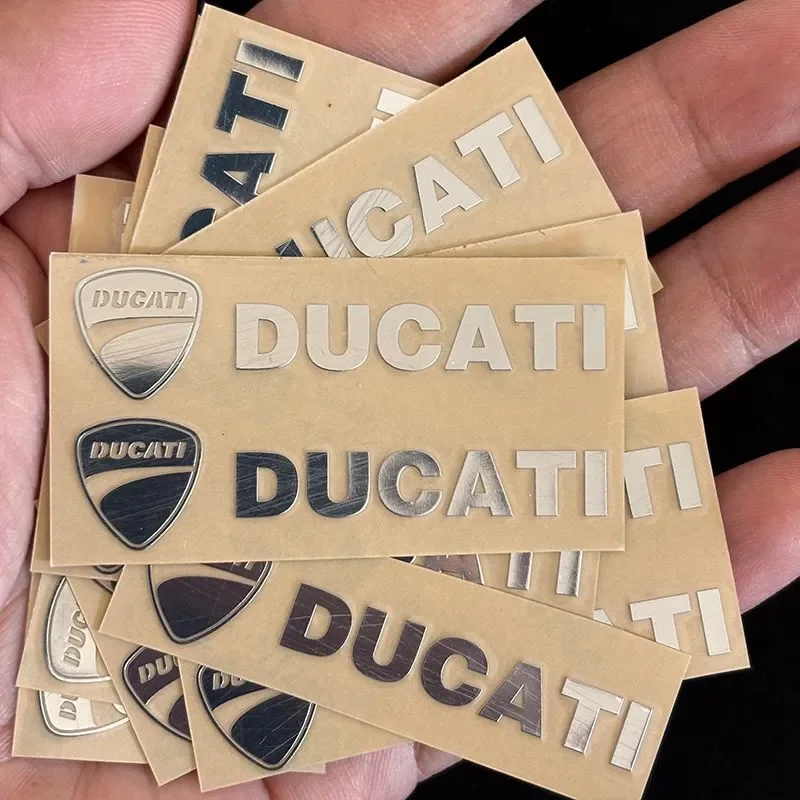 Pegatinas para coche, motocicleta, logotipo de Ducati, calcomanía para casco de bicicleta, accesorios para DUCATI Monster Hypermotard 950 939 821 SP 1100 696 595 797