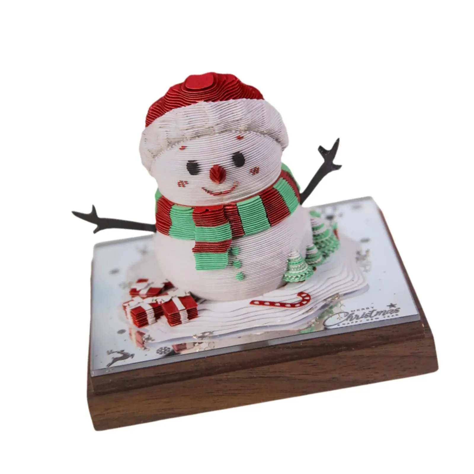 2025 Desk Calendar 3D Memo Pad Calendar Time Piece Desk Calendar 3D Calendar