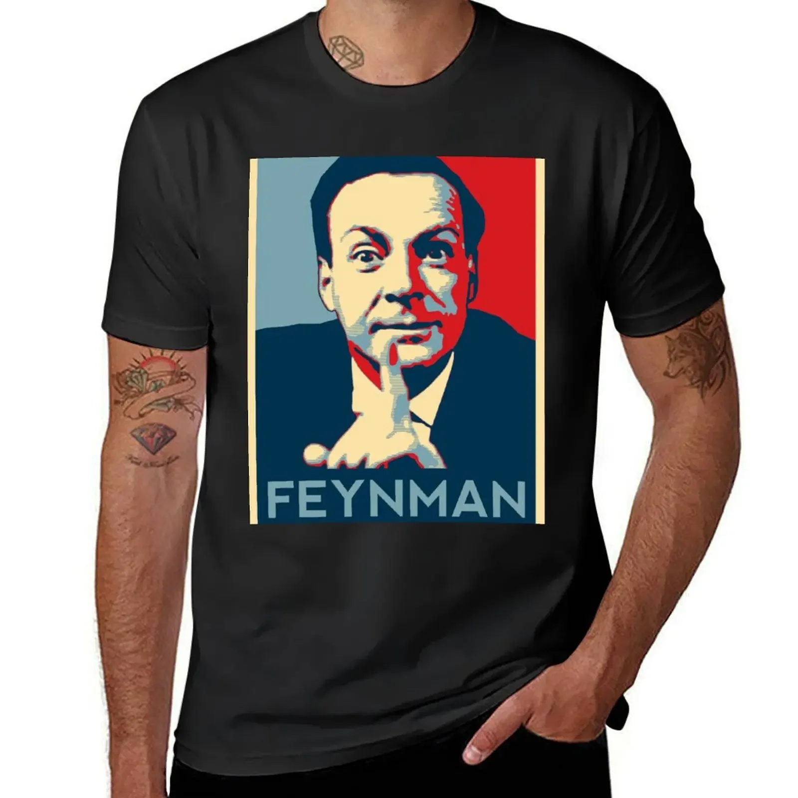 Richard P. Feynman, Theoretical Physicist T-Shirt korean fashion summer tops Short sleeve tee tshirts for men