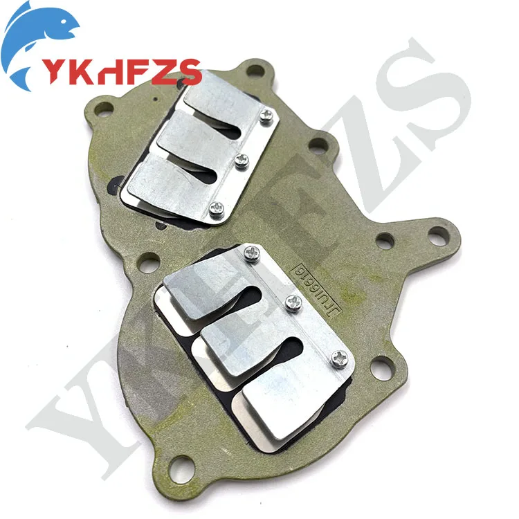 Conjunto de válvula de lengüeta de entrada de Motor fueraborda, piezas de Motor de barco Tohatsu T18 3B2-02100, 362-02100