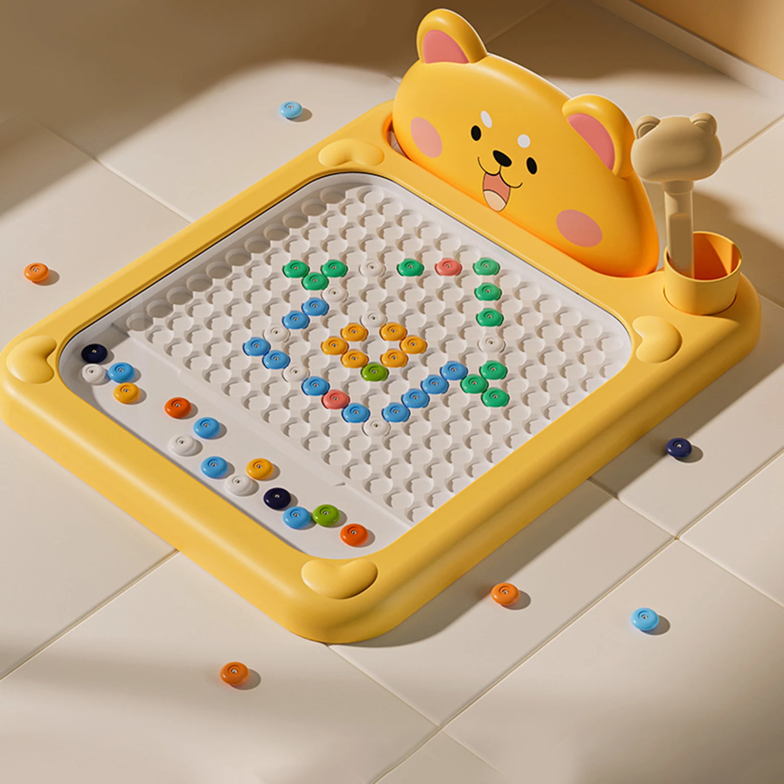 Cartoon Magnetic Drawing Board Reusable Creative Drawing Board Large Magnetic Graffiti Board for Early Education Puzzle Toy