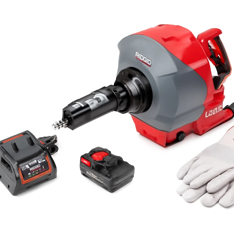 

RIDGID FlexShaft K-46 Sewer Jetter Portable Handheld Drain Cleaner 25-foot Cable Suitable for Dredging Small Pipes