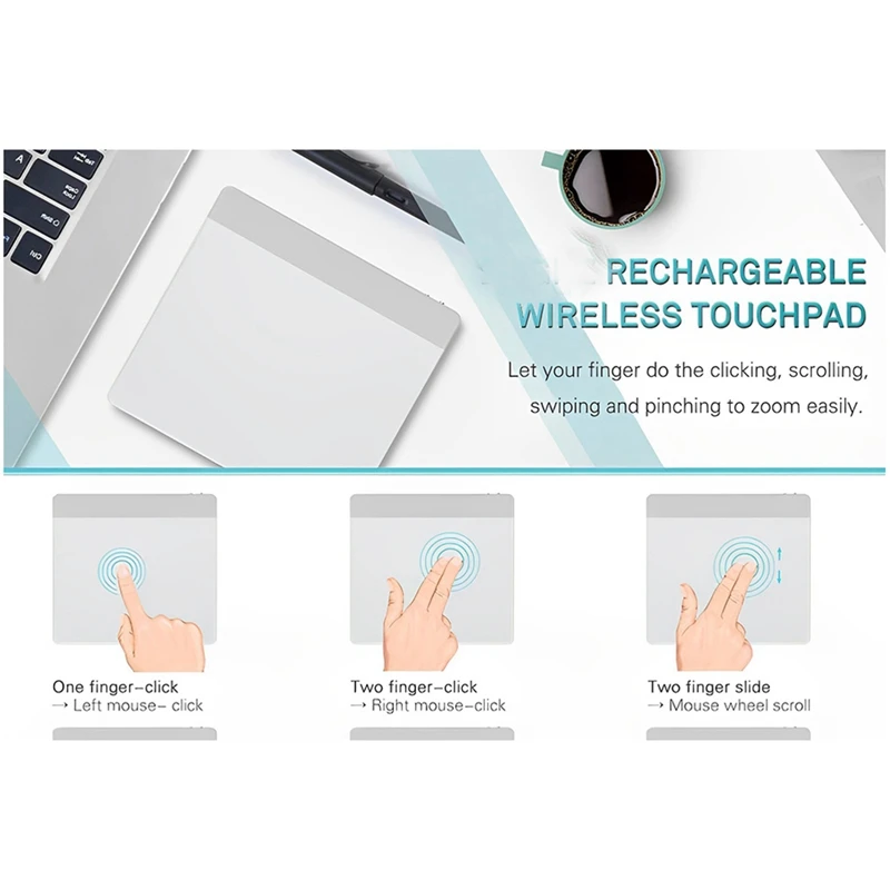 Rechargeable Bluetooth Touchpad Trackpad Magic Mouse Tracking Method Trackball Force And Multi-Touch For Ipad Laptop