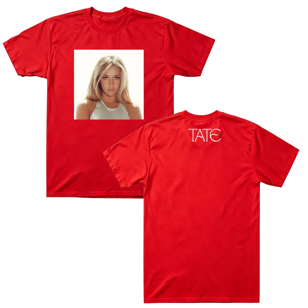 Tate McRae Mind Tee 2026 Sommer Tate Lässiges Pop-Sänger-Streetwear-Fan-Merch-Oberteil, geeignet für Damen und Herren, Baumwollkleidung – Detail 10