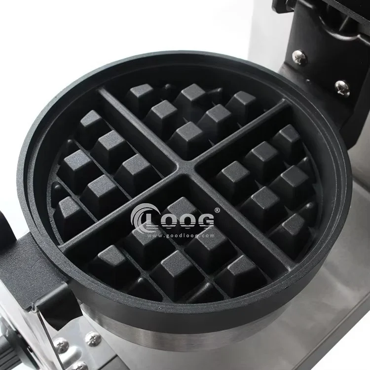 ماكينة صنع الويفر الاحترافية ماكينة صنع الوافل الكهربائية التجارية لاستخدام المطعم