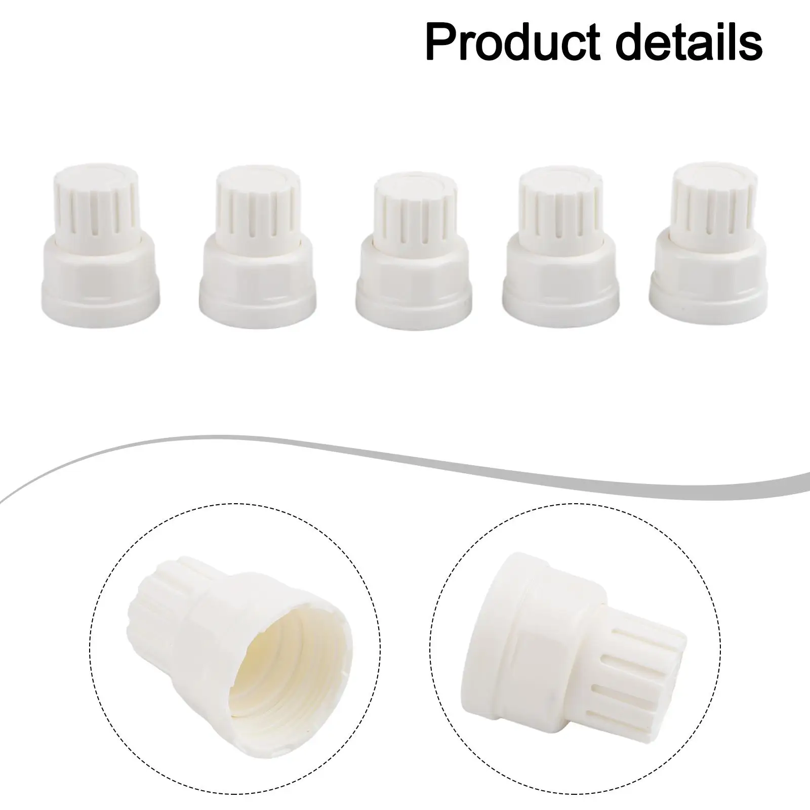 5 Radiator Valve for Floor Heating Manifold Hand Wheel Switch Accessories with M30x1.5 Thread Size for Reliable Connection