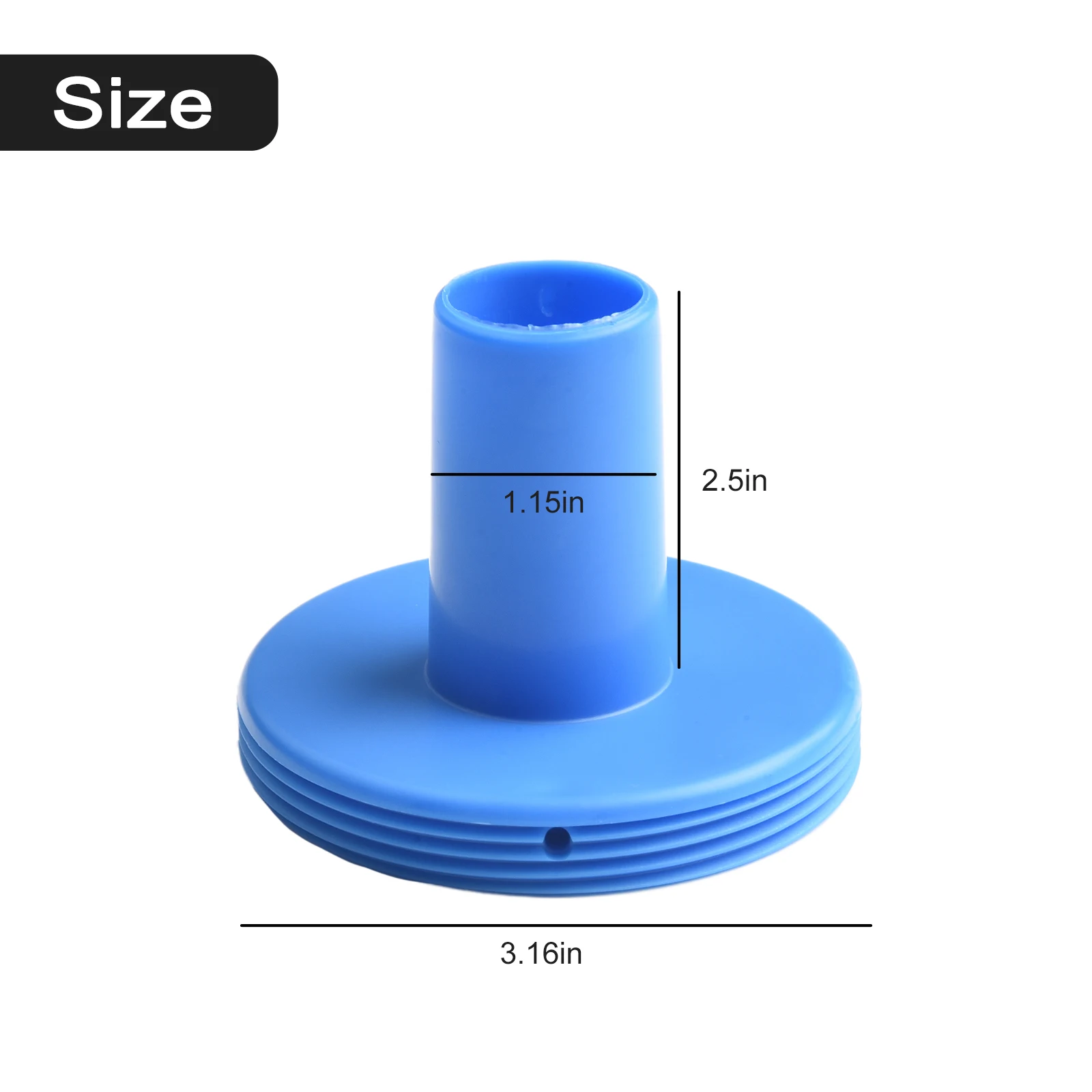 

Convenient 114 Fitting Strainer Connector for Intex Swimming Pool Outlet Ports Compatible with 11070 PVC Material