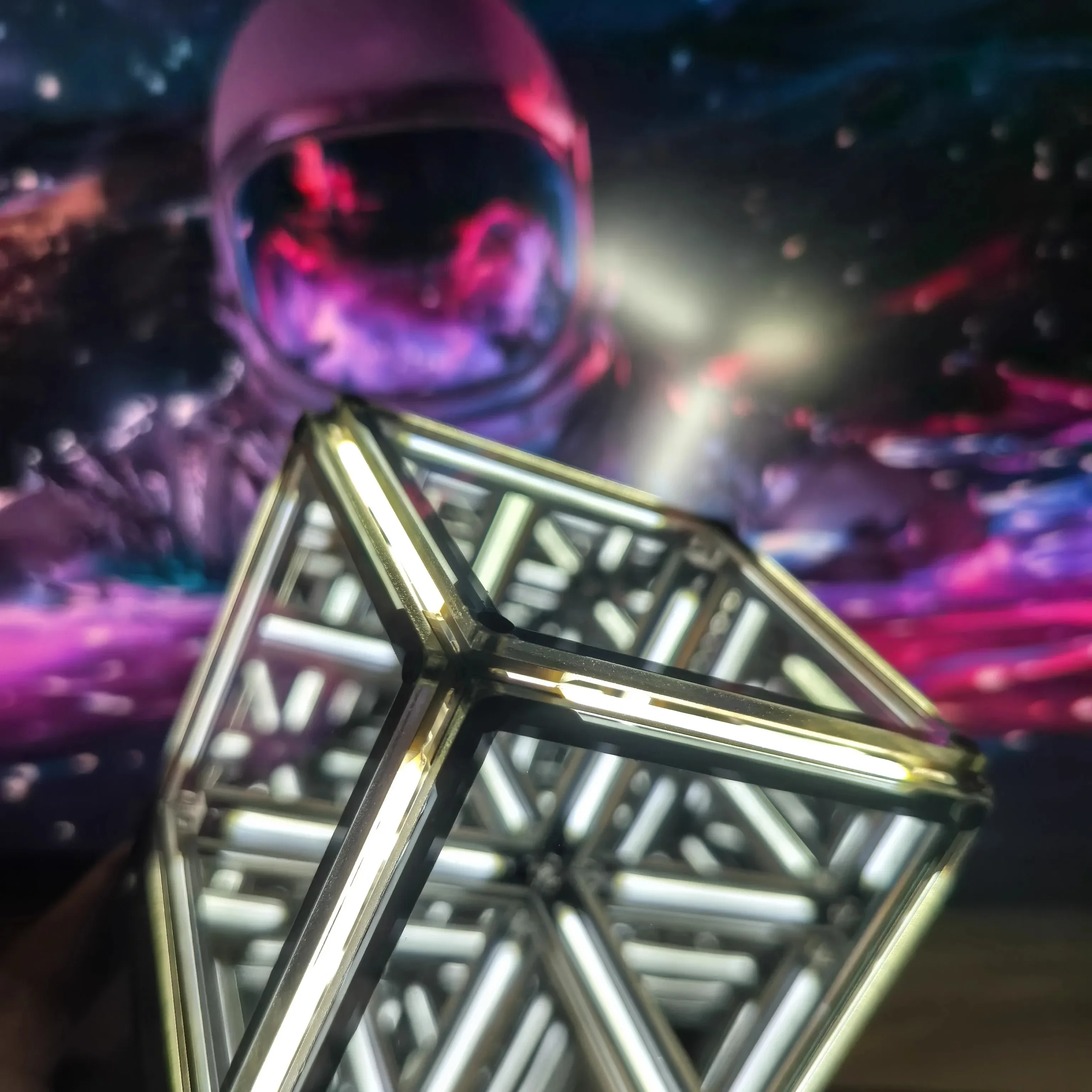 Gaming ambient light desktop technology sense ornament four-dimensional space ultra-cubic