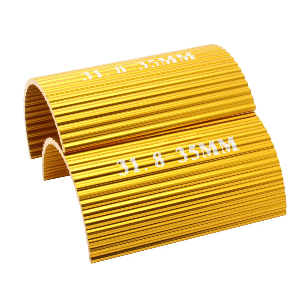 2Pcs Handlebar Adapter Aluminum Alloy High Strength Not Easy to Be Out of Shape Bike Handlebar Shim Accessories