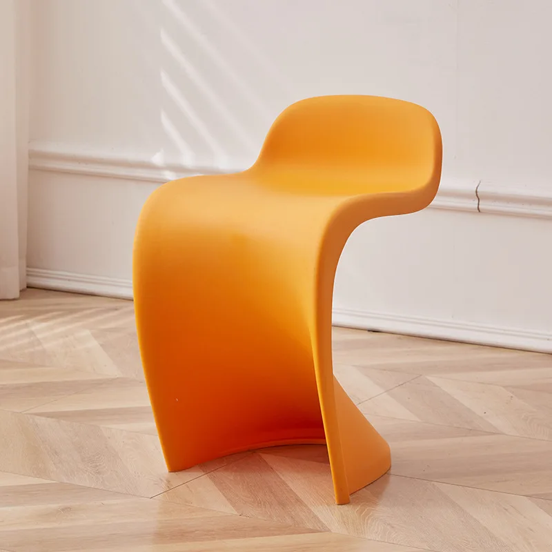 Minimalist Thickened Plastic Stools Plastic Rainbow Shape Footstool Safety Stool Indoor Furniture Children'S Stool Toy image 6