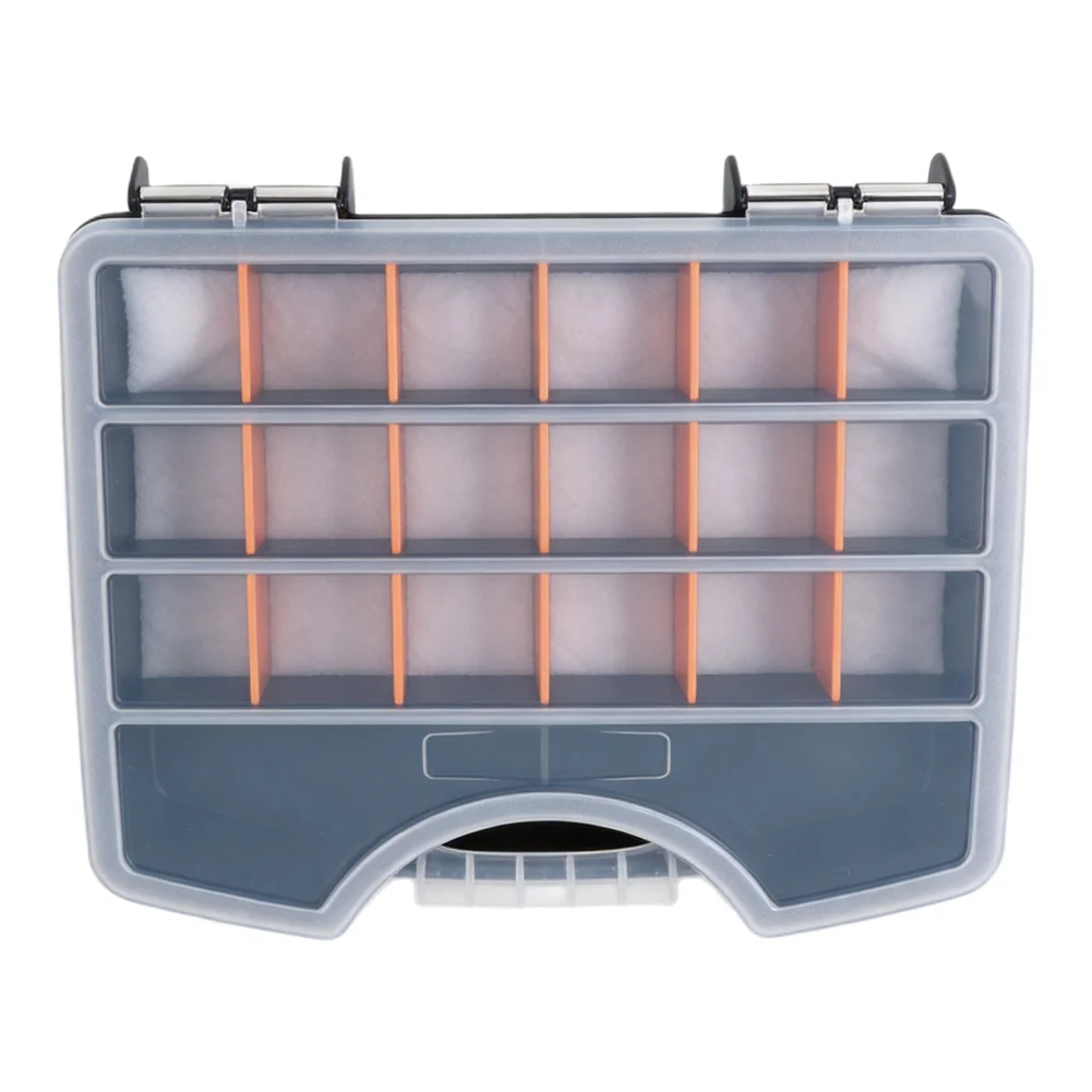 Hardware Parts Storage Screw Box Tool Classification Electronic Drill Bit Accessories Thickened Grid Box With Removable Dividers