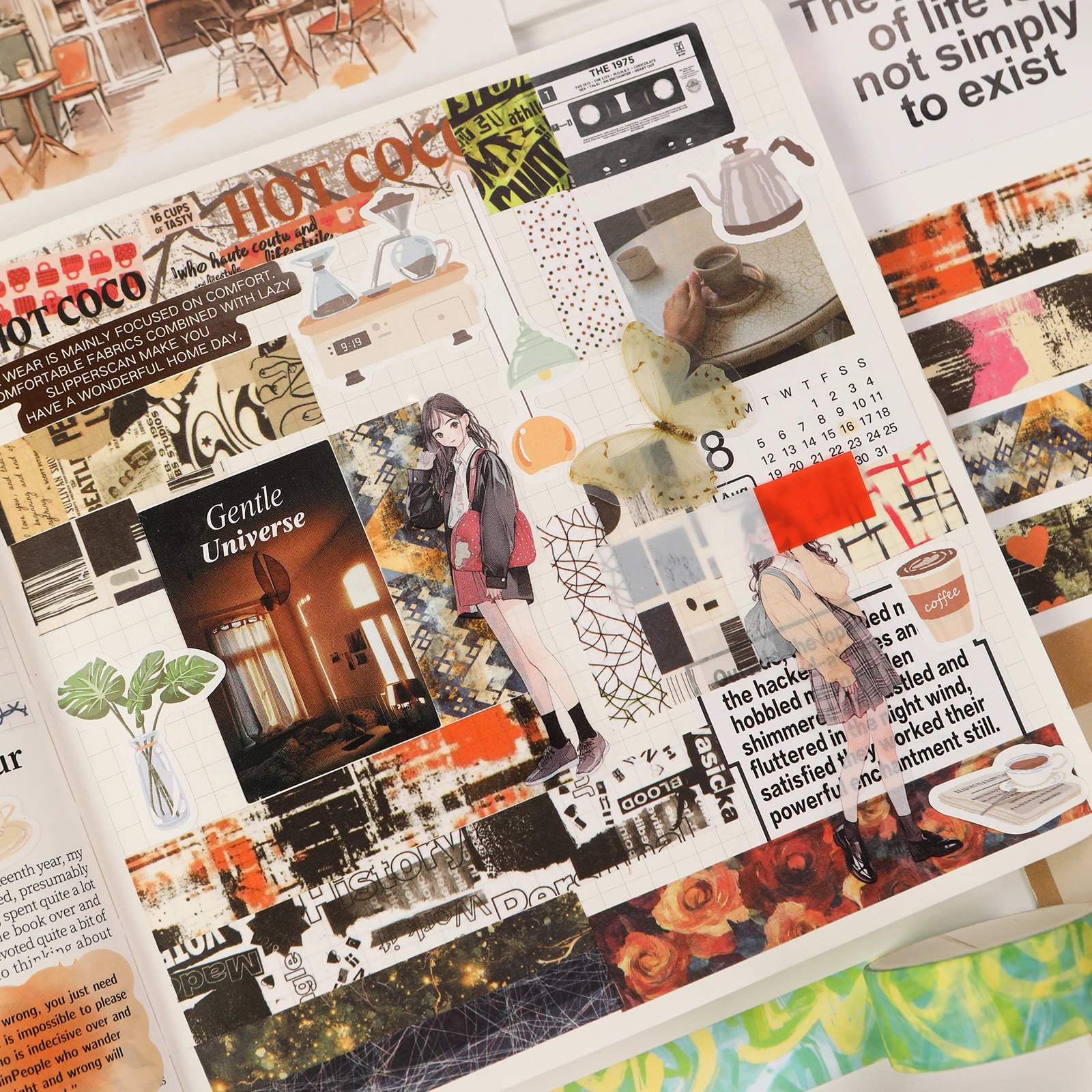 5 Rolls Klassieke Mode Washi Tape Sticker DIY Scrapbooking Masking TapeTape