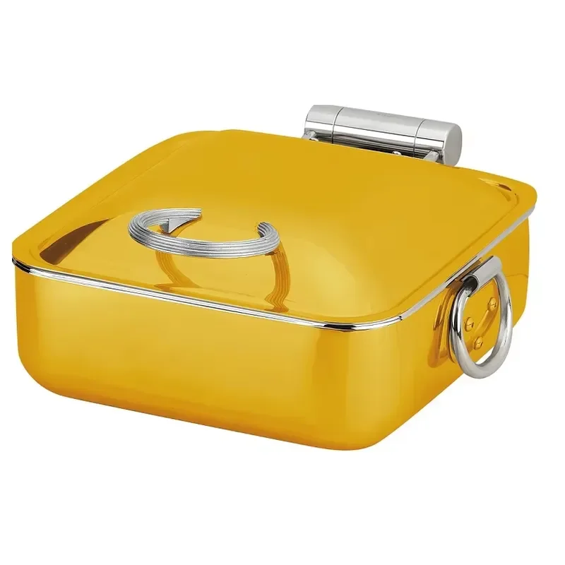 6L Electric Food Warmer Stainless Steel 304 Hydraulic Heating Buffet Server for Hotel Restaurant Commercial Kitchen Use