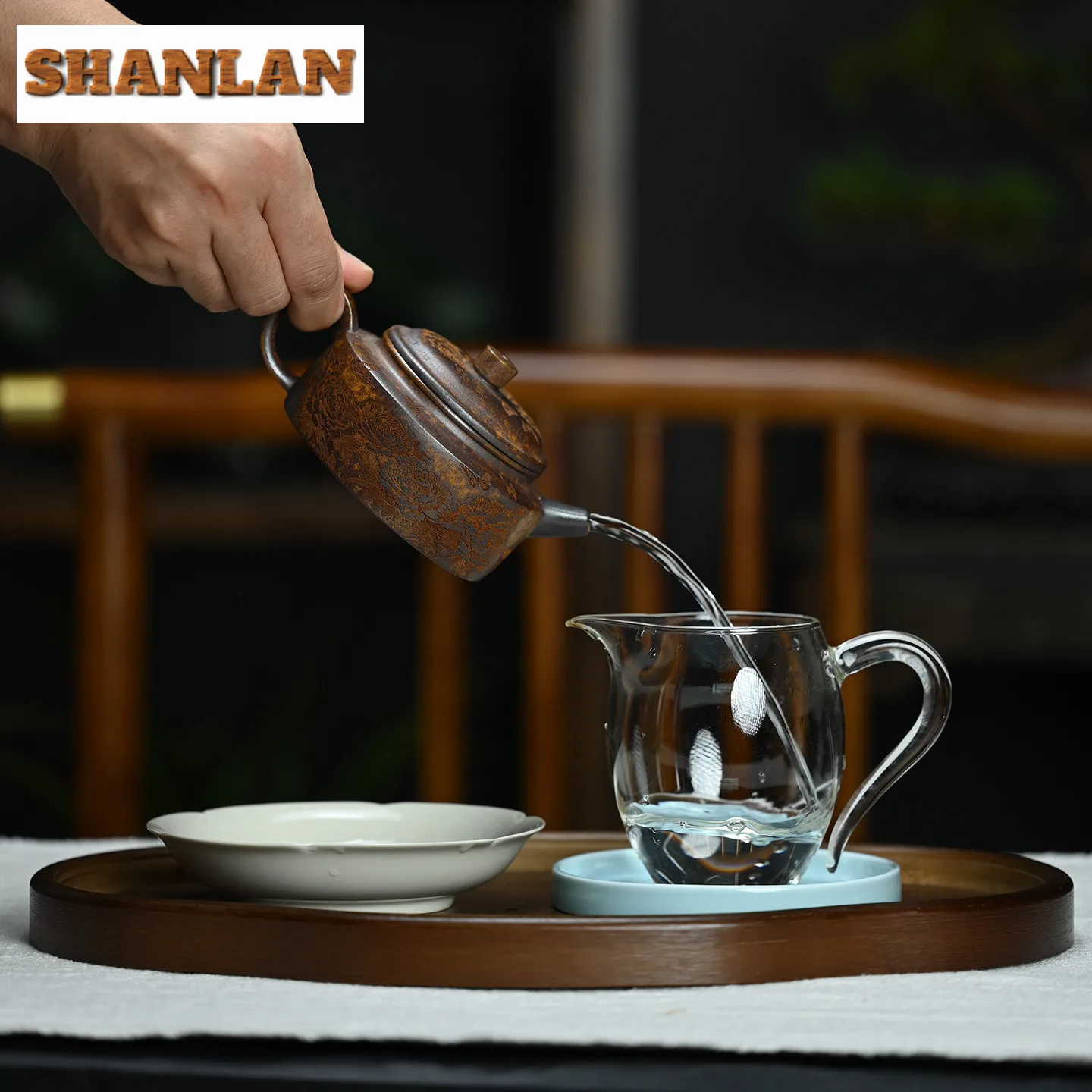 240 مللي ييشينغ الأرجواني الطين أباريق الشاي اليدوية دي تشونغ وعاء الخام الخام الخشب النار الخزف قسم الطين غلاية الصينية Zisha طقم شاي #3