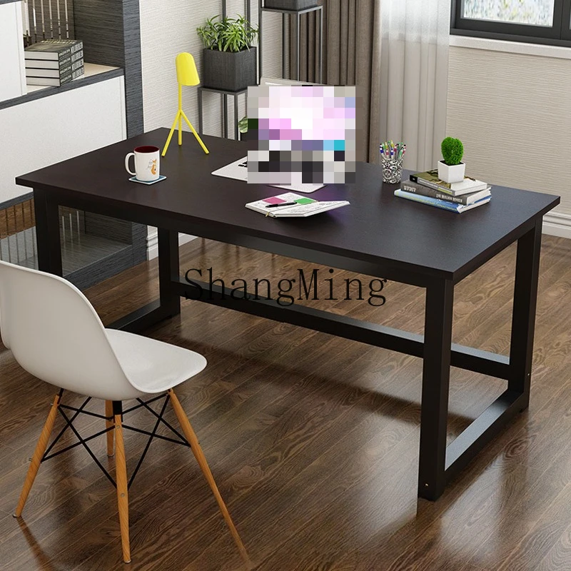 ZYY high-end simple office single table simple steel wood computer desk desktop household model