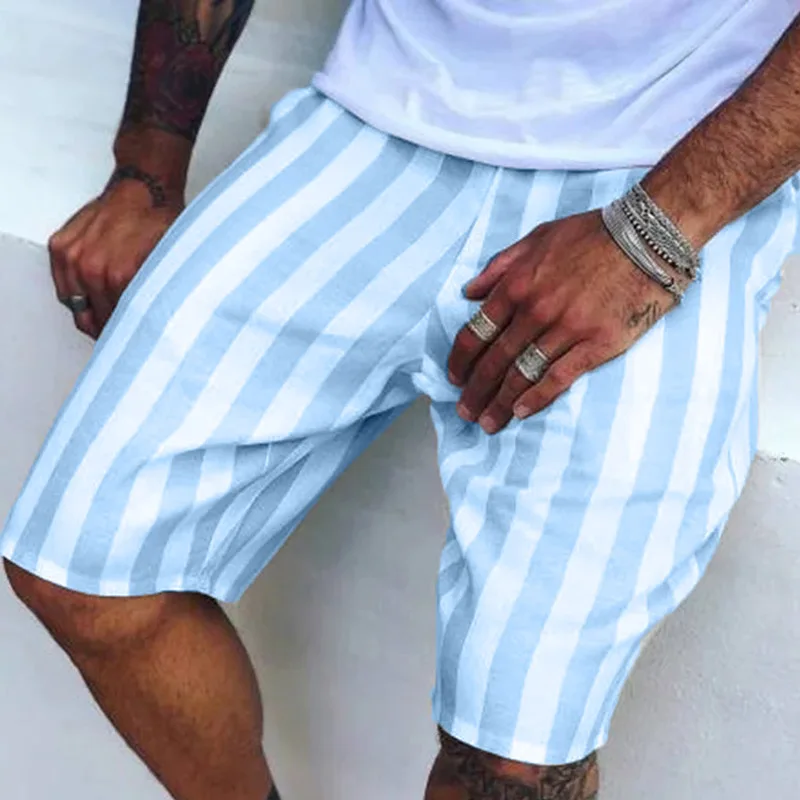 Pantalones cortos de playa al aire libre para Hombre, pantalones de dormir, pantalones casuales, ropa de casa, Pijamas de verano, cómodos y transpirables, 2024