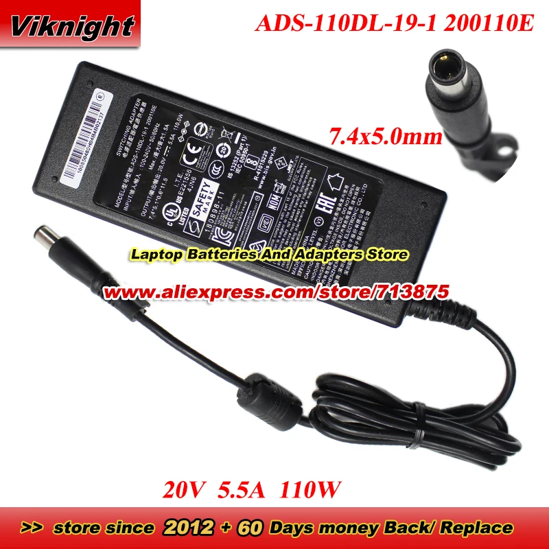 ads-110dl-19-1-200110e-acアダプター-20v-55a-110w-lacie-1-big-dock-thunderbolt-3-2-big-dock-thunderbolt-3用