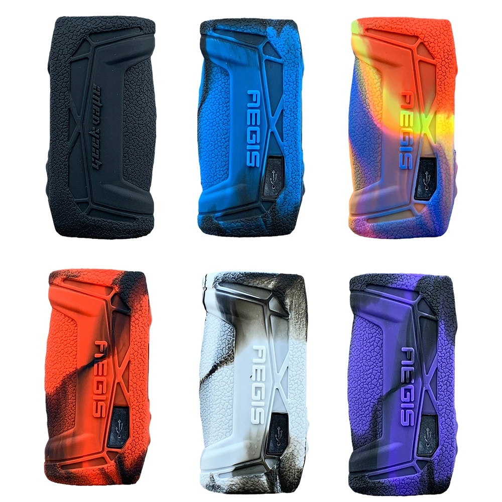 [Case Only]Protective Silicone Texture Case for Geekvape Aegis Max Mod Kit Skin Sleeve Cover Wrap gel