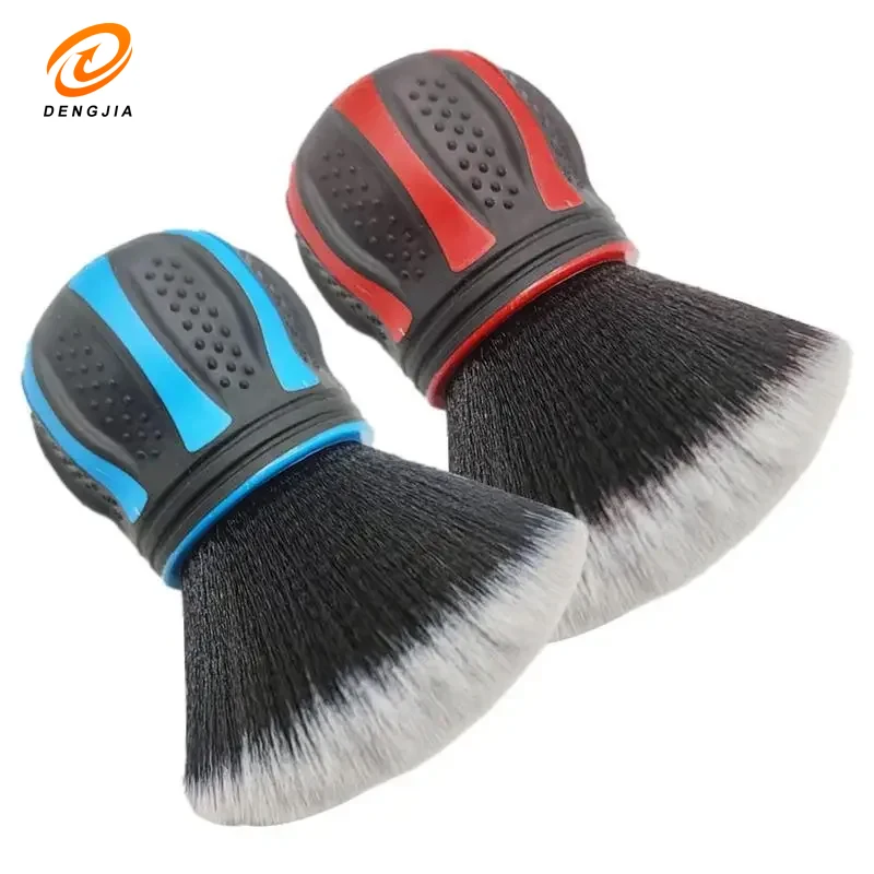 New Spherical Surface Soft Brush Automotive Large Area Dust Removal Interior Brush Spherical Handle Curved Car Brush