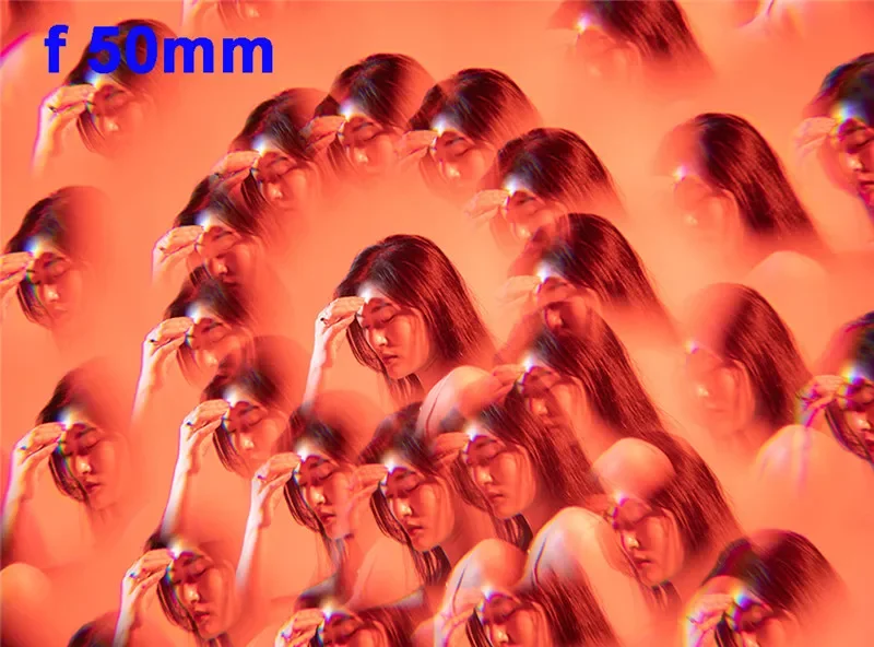 100 มม.ตัวกรองกล้องมือถือ Kaleidoscope พิเศษกรองการถ่ายภาพวิดีโอกล้องเลนส์อุปกรณ์เสริมปริซึมสีสันสดใส