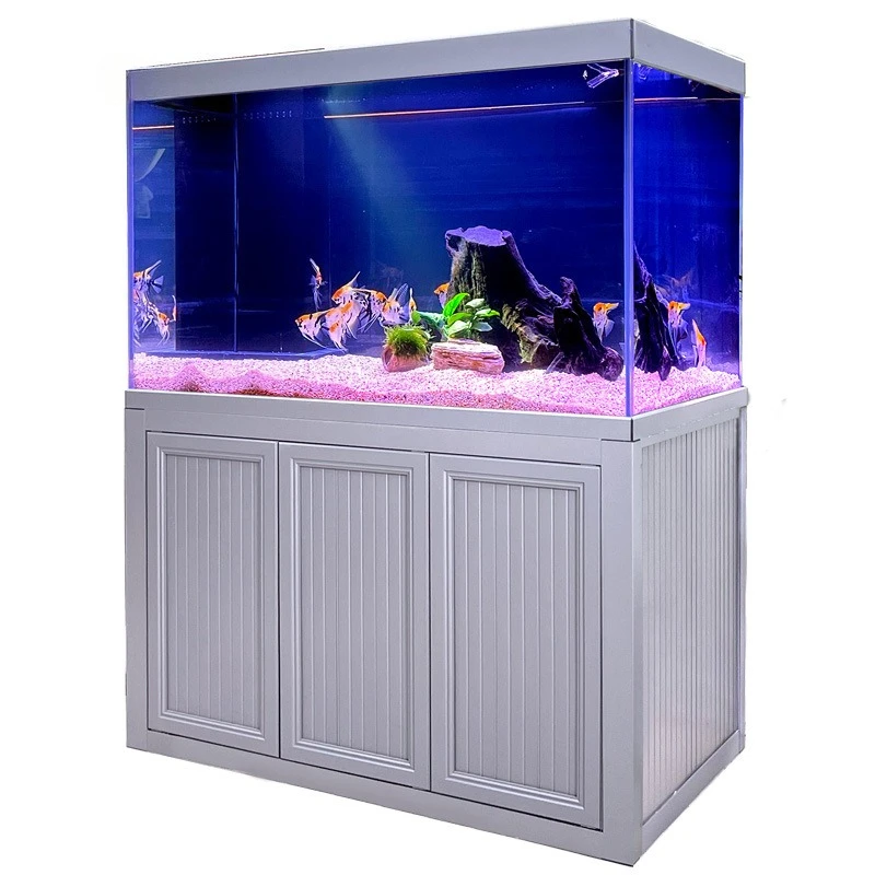 

Living room fish tank household bottom filter new wholesale full set of automatic glass aquarium lucky high-end fish tank