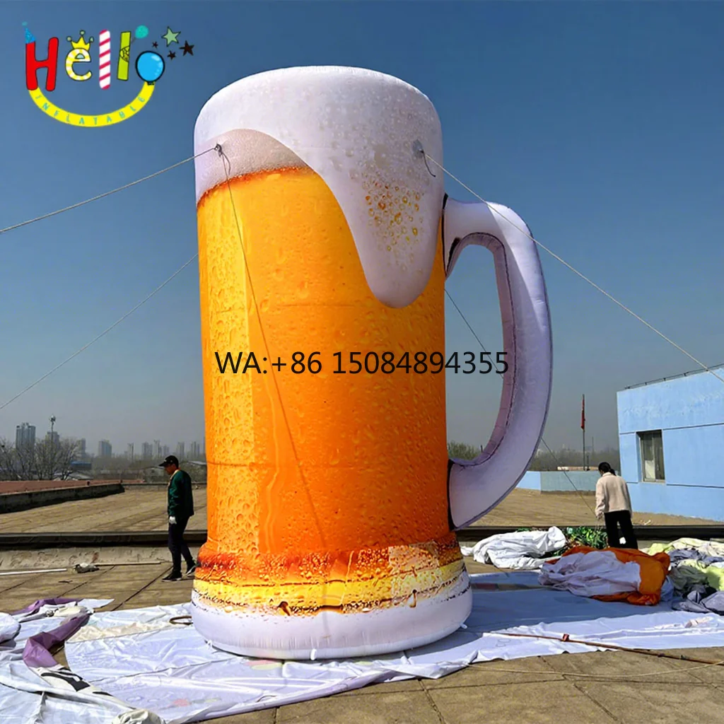 Brand Promotion Inflatable Model Inflatable Beer Bottle Inflatable Glass