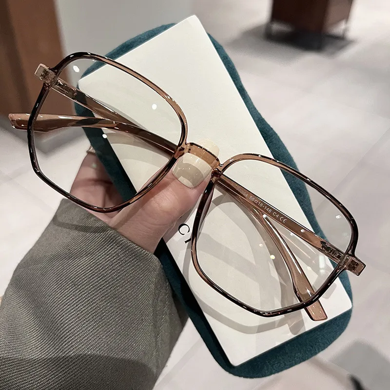 Vintage Square Myopia Glasses Women Men Ultralight Resin Lens Clear Shortsighted Myopic Eyewear Vision Care  -1.0 -1.5 to -4.0