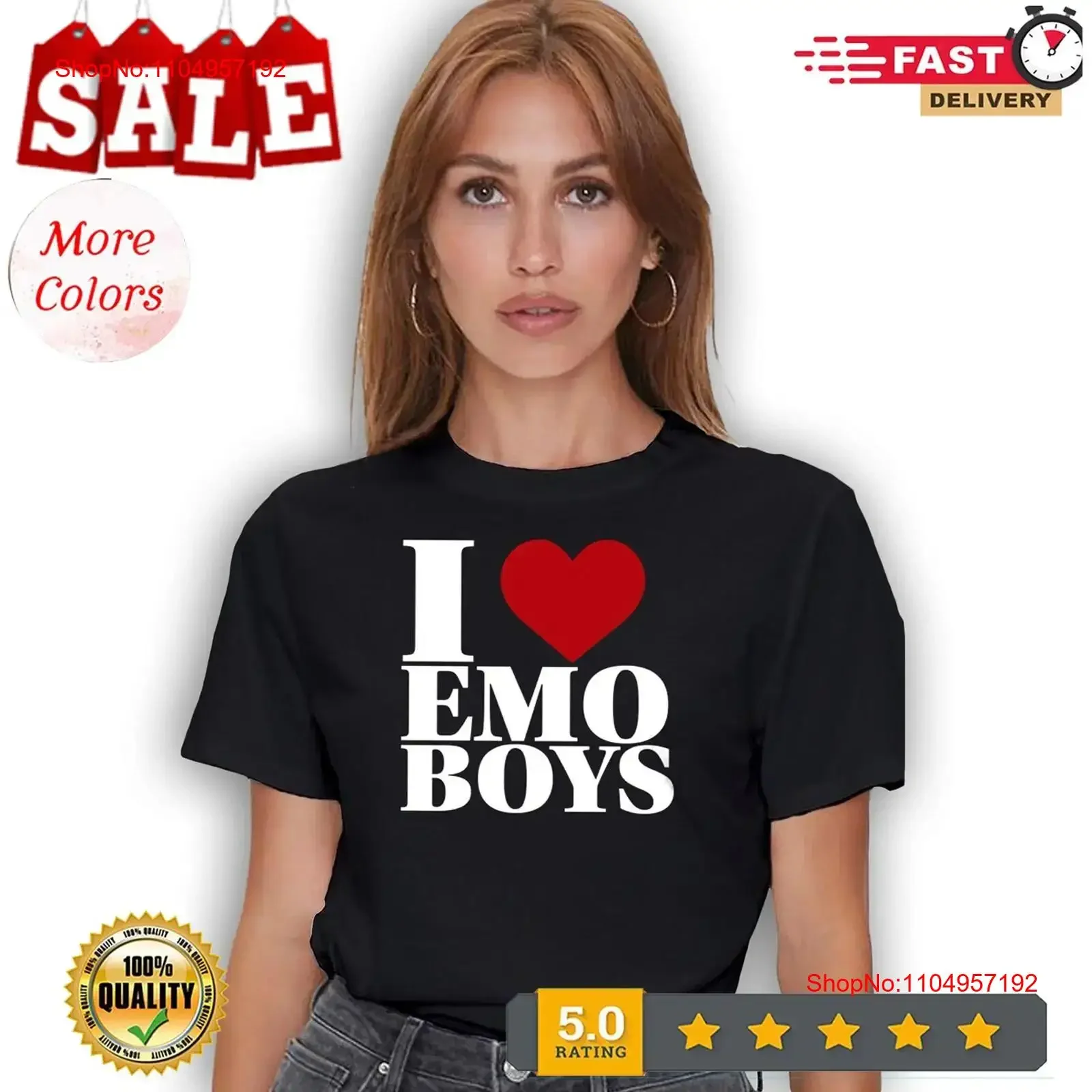 

Emo Culture T shirt Red Heart I Love Boys vintage Washed Comfortable Stylish fashion graphic Stretched designer clothes