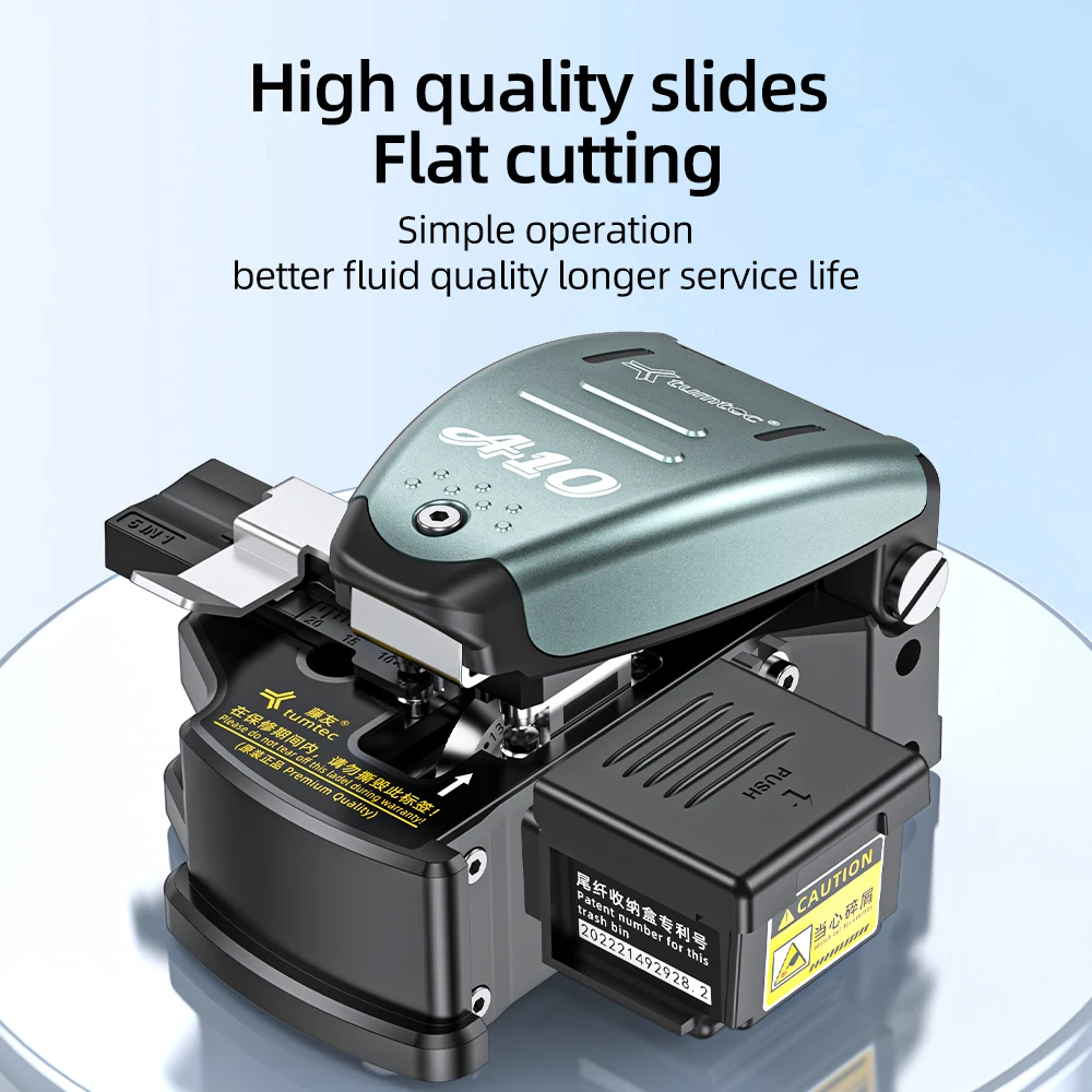 

Высокоточный оптоволоконный резак A10, предназначенный для резки длиной волокна 9-16 мм.