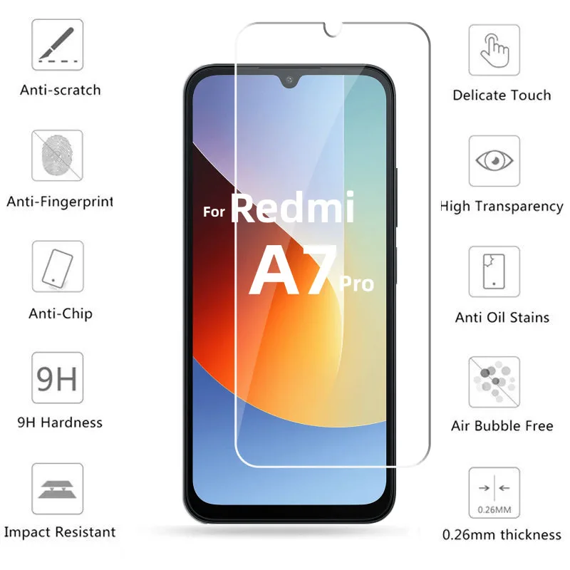 Vollständig transparentes Glas für Redmi A7 Pro Displayschutzfolie Xiaomi Redmi A7 Pro gehärtetes Glas HD Schutzfolie Redmi A7 Pro. – Detail 2