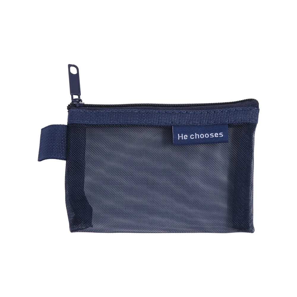 

Change Storage Bag Mesh Coin Bags Lipstick Cosmetic Bag Small Item Bag Mini Coin Purse Coin Money Bags Solid Color