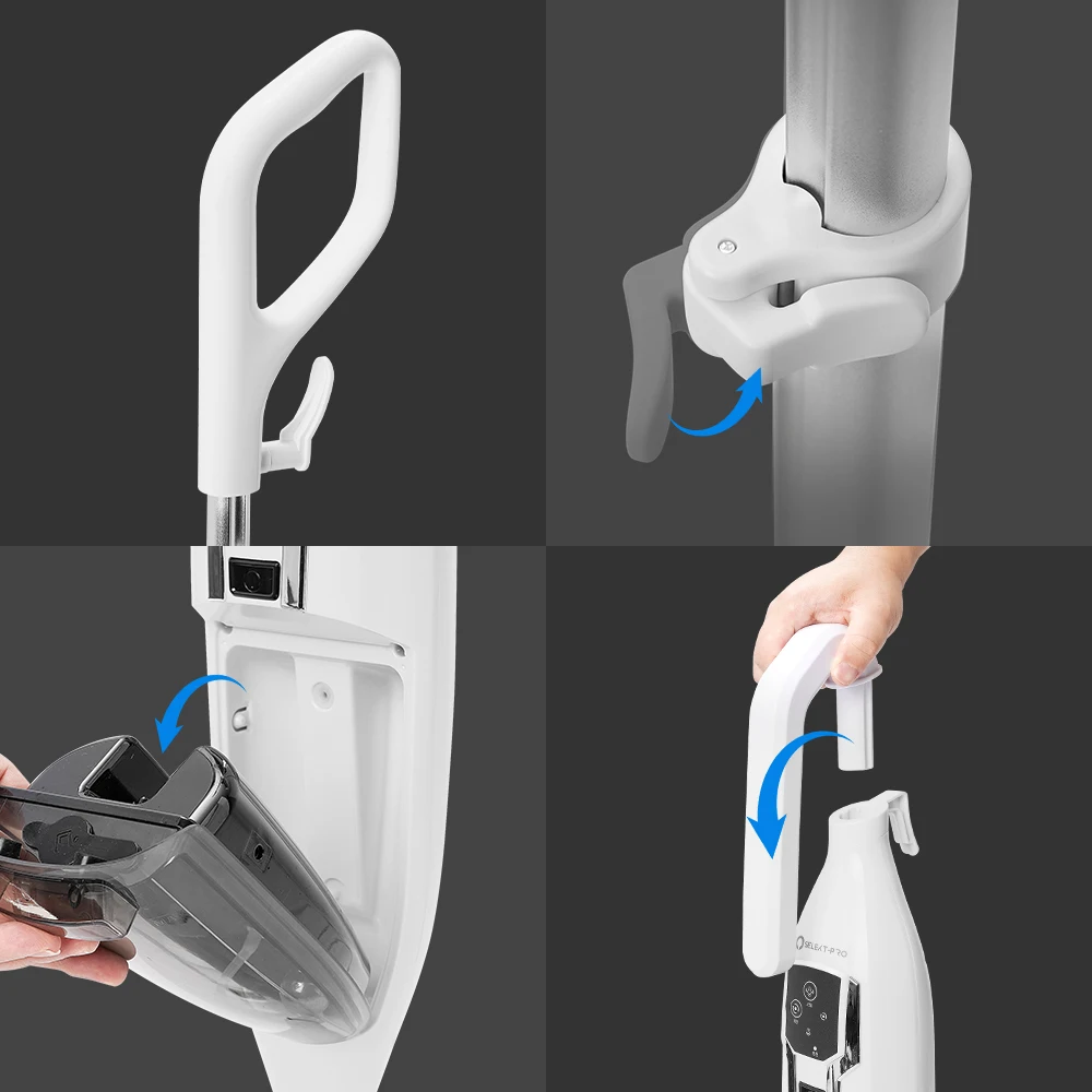 2025 New Arrival Electric Steam Mop Cleaner with Dual Spin Wash Mop Pad Multi-purpose Handheld Steam Cleaner