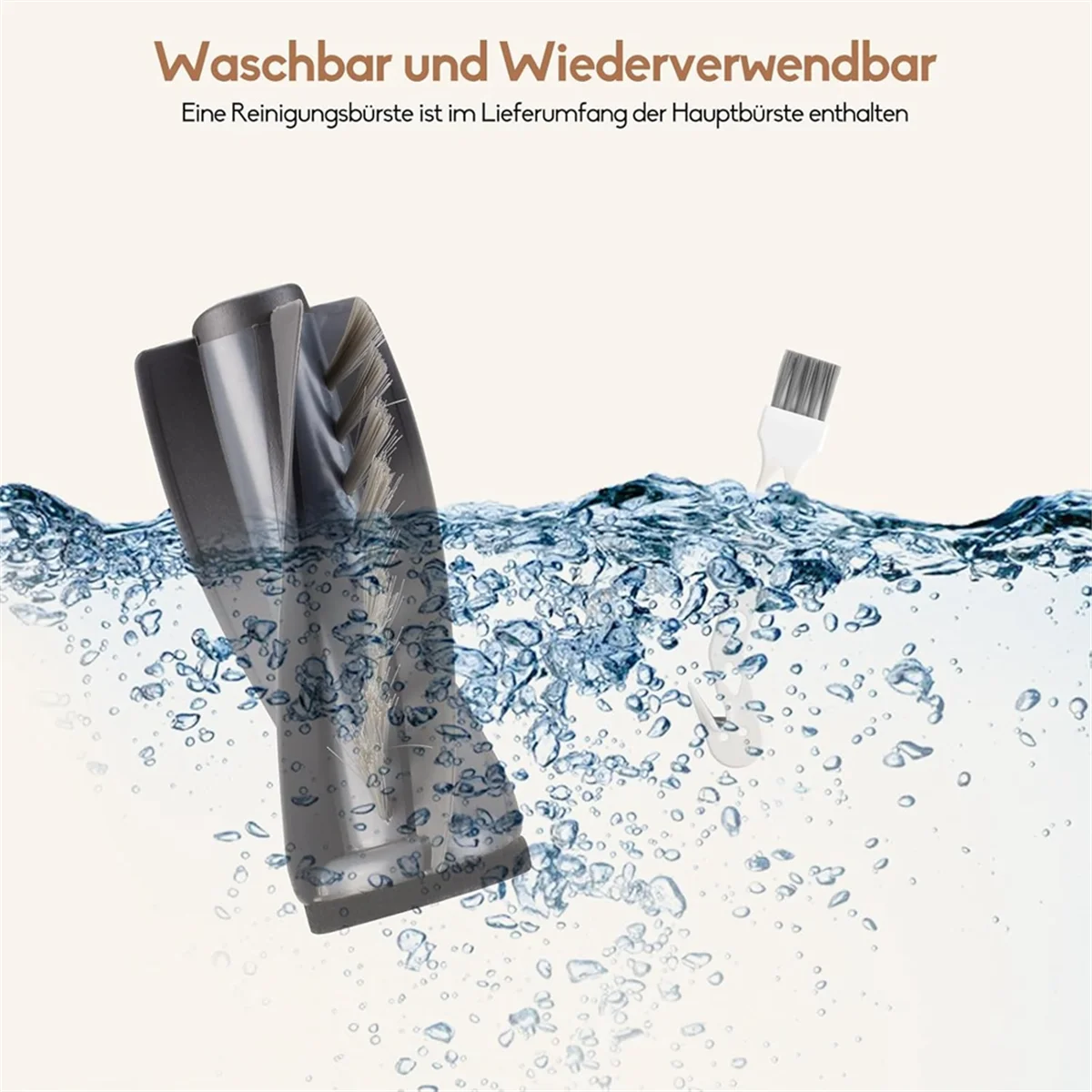 Szczotka główna 2025+ do robota sprzątającego Qrevo Curv, wysokiej jakości części zamienne z gumy ABS