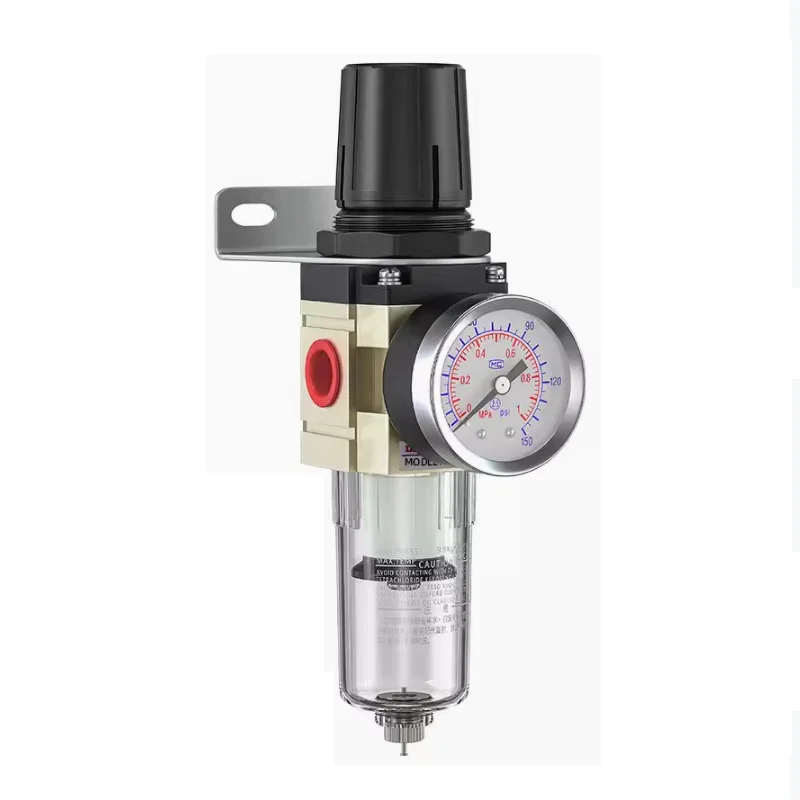 Регулятор давления, зеркальный фильтр, редукционный клапан давления, зеркальный пневматический сепаратор масла и воды